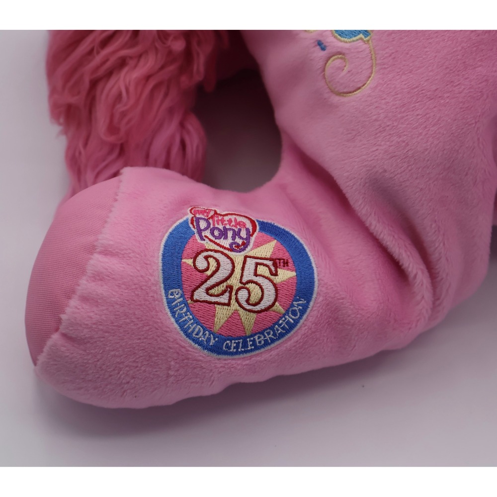 VTG My Little Pony 25th Birthday Celebration Pinkie Pie Plush Toy 2007 Hasbro - Picture 2 of 11